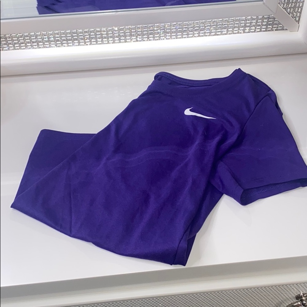 Purple scoop neck Nike shirt